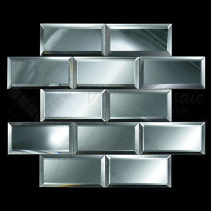 Venus Mosaic Mirror Subway Glass Tile