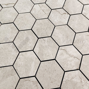 Venus Mosaic Porcelain River Hexagon Tile