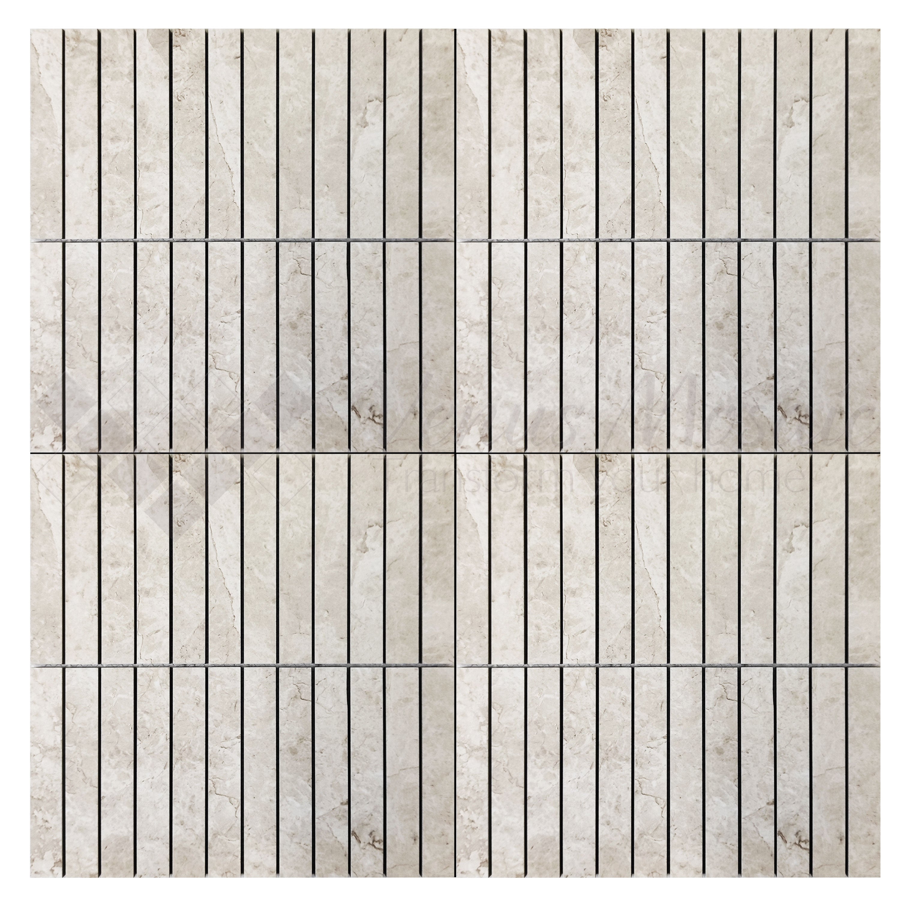 Venus Mosaic Porcelain River Grid Tile