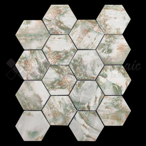 Venus Mosaic Hexagon - Eco Glass Mosaic