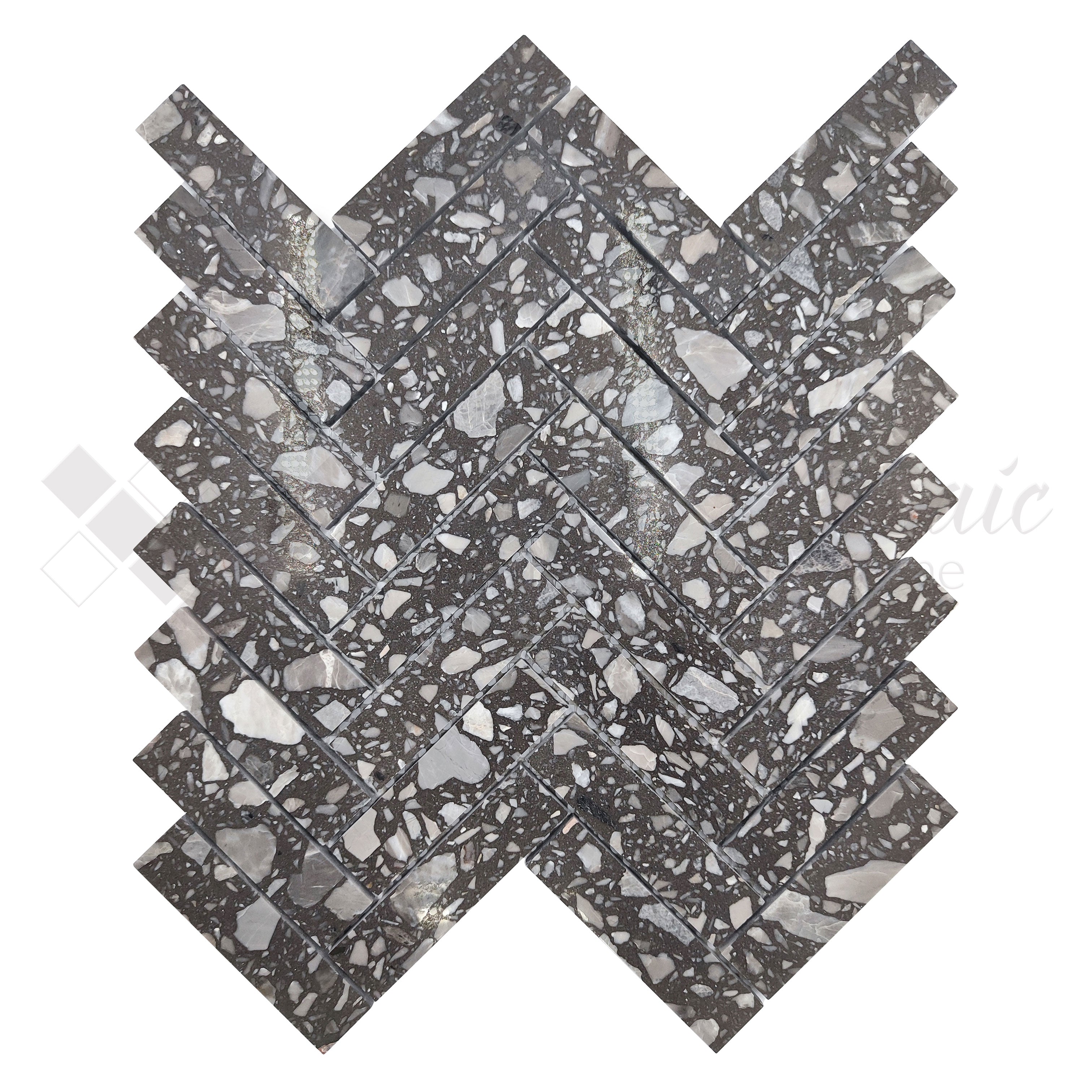 Venus Mosaic Stone Terrazo Herringbone