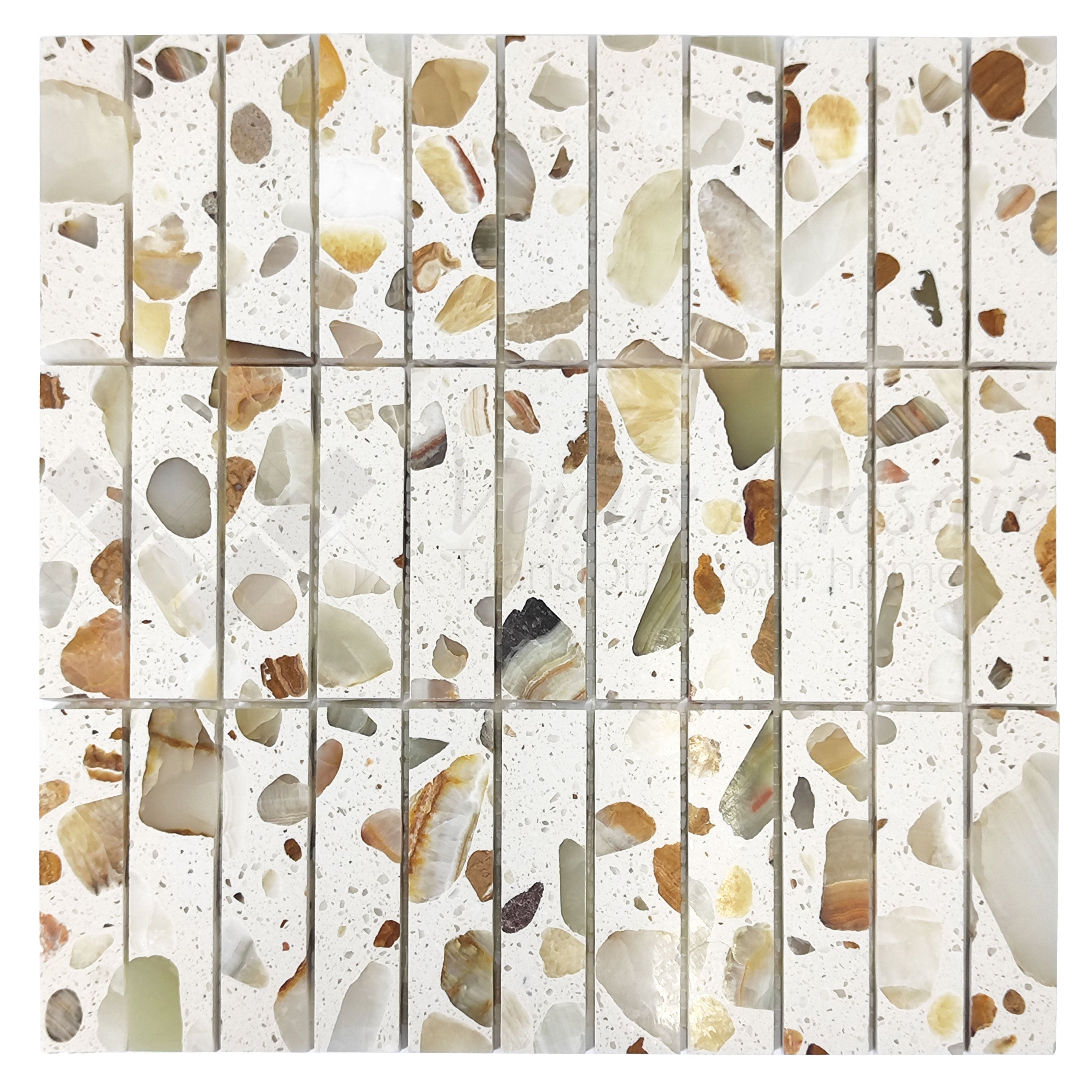 Venus Mosaic Stone Terrazo Strips