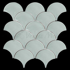 Venus Mosaic Porcelain Scallop Tile