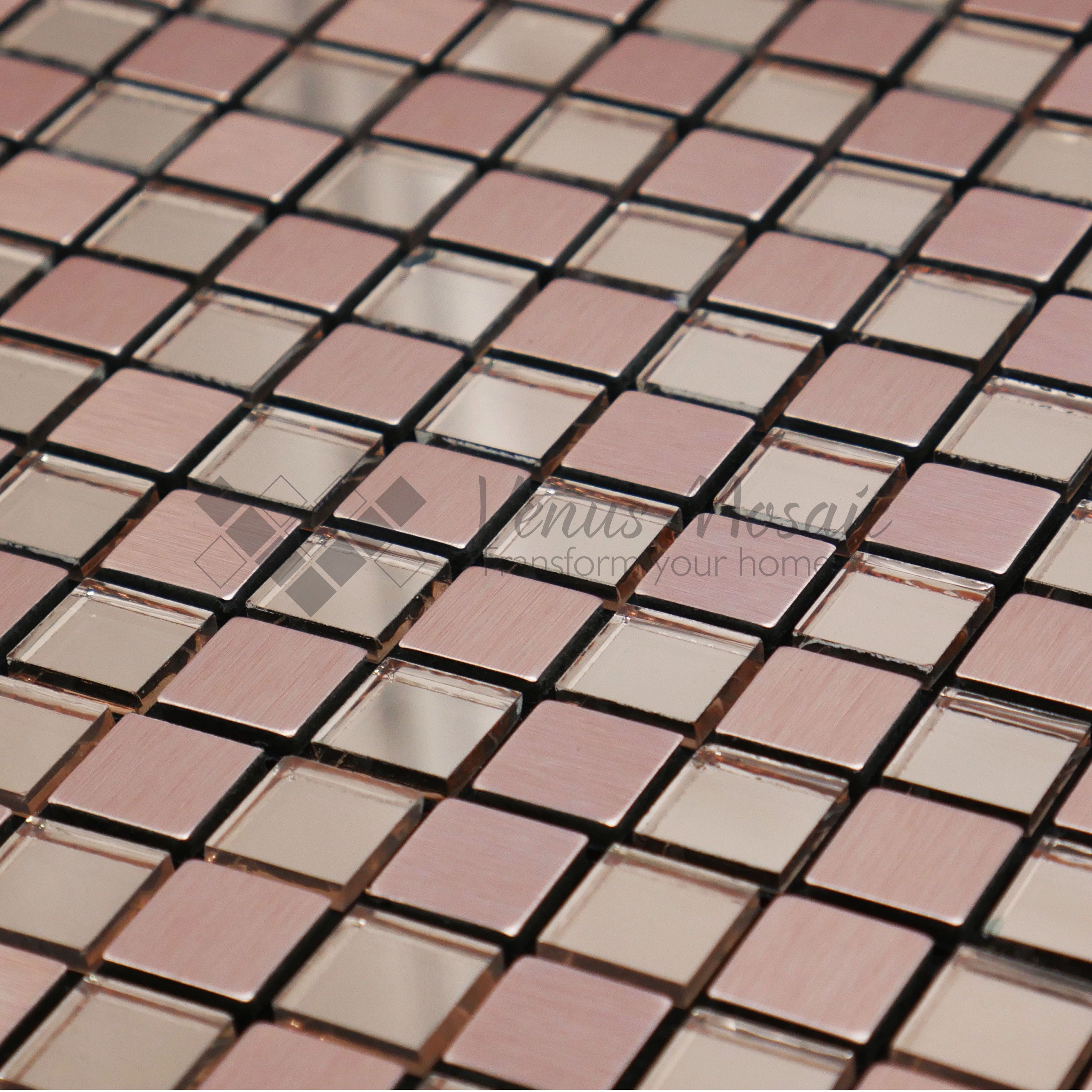 Venus Mosaic Mini Squared Aluminum Tile