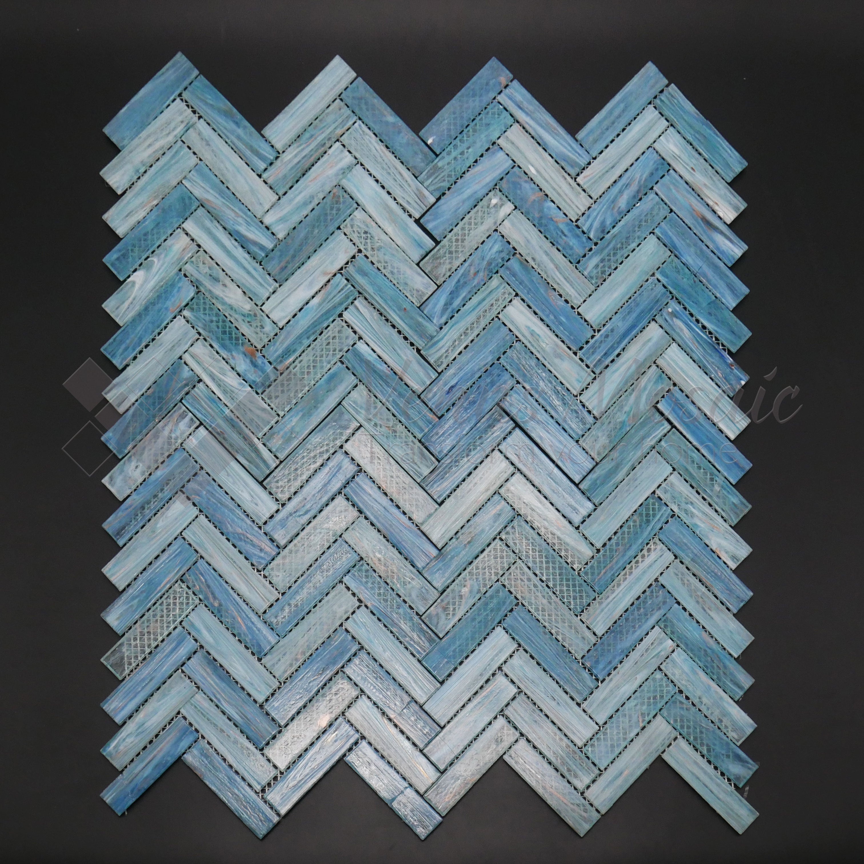 Venus Mosaic Diagonal Glass Tile