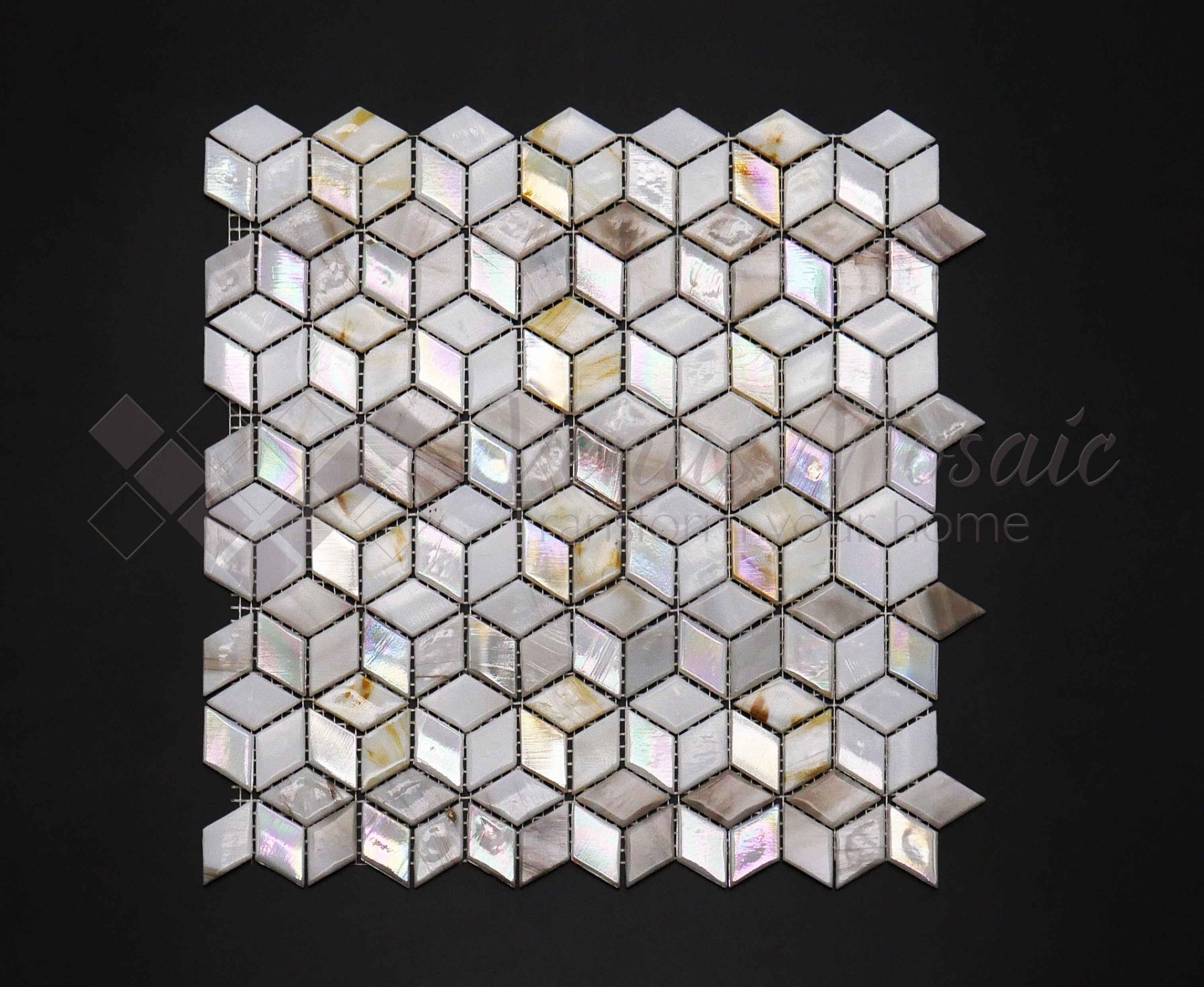 Venus Mosaic Hexagon Glass Tile