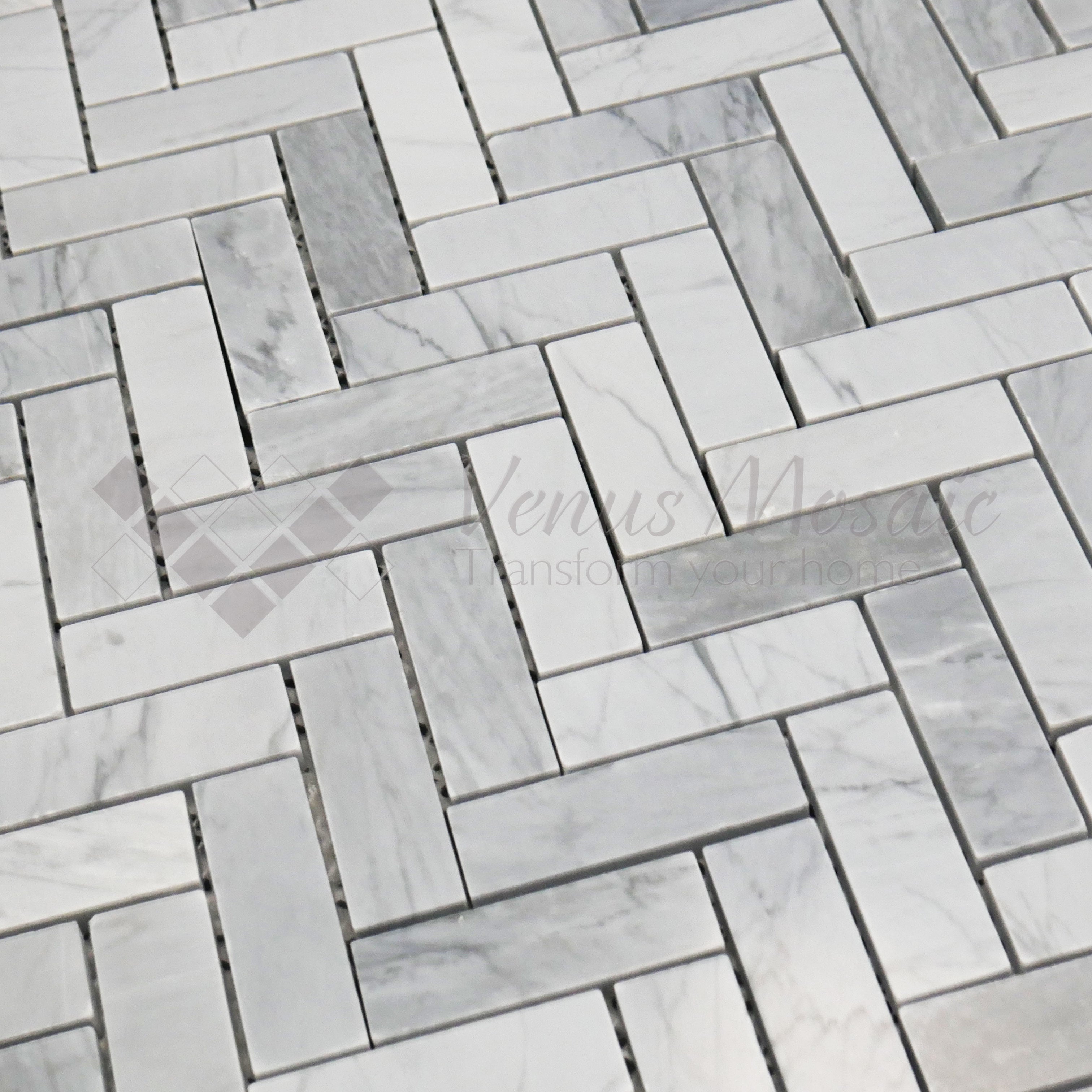 Venus Mosaic Marble Herringbone