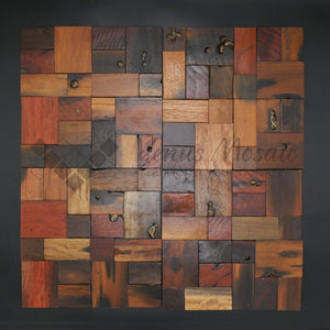 Venus Mosaic Squared Wood Tile