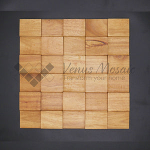 Venus Mosaic Checkered Wood Tile