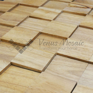 Venus Mosaic Checkered Wood Tile