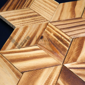 Venus Mosaic Hexagon Wood Tile WM112